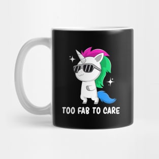 Polysexual Pride Flag Month Cute Polysexuality Kawaii Unicorn Mug